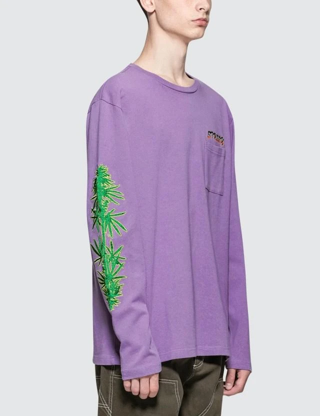 商品STUSSY|Leaves L/S Crewneck,价格¥402,第3张图片详细描述