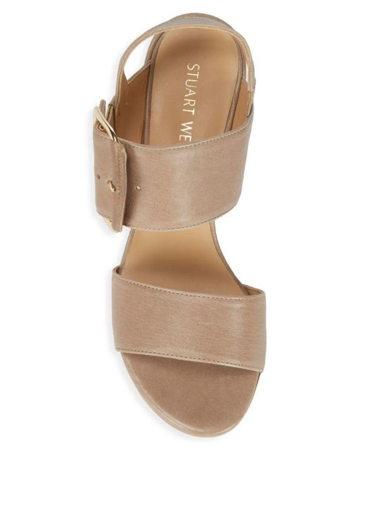 商品Stuart Weitzman|City Leather Sandals,价格¥1022,第4张图片详细描述