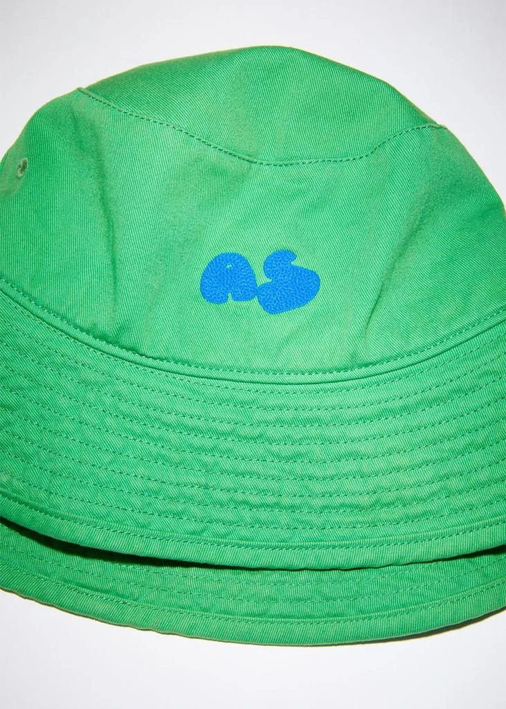 商品Acne Studios|Acne Studios Green Bubble Logo Bucket Hat,价格¥515,第3张图片详细描述