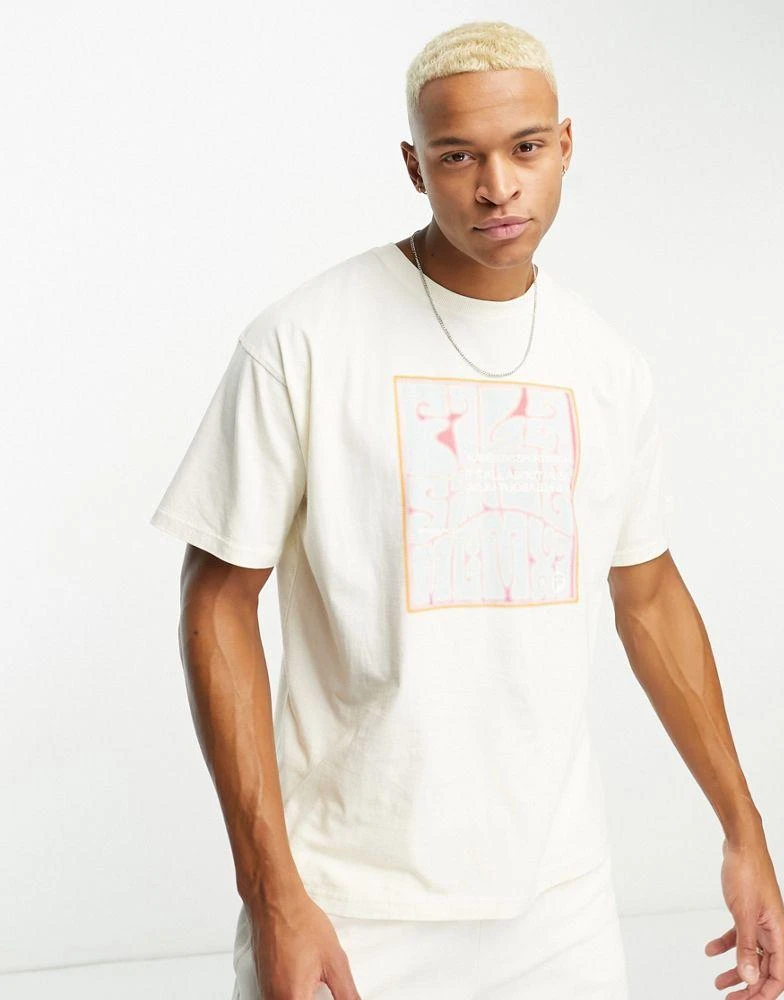 商品Fila|Fila Gordon t-shirt with retro back print in off white,价格¥152,第1张图片