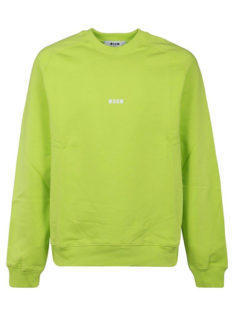 MSGM Logo Printed Crewneck Sweatshirt商品第1张图片规格展示