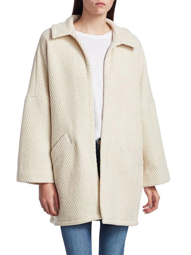 商品Rachel Comey|Husk Chevron Wool-Blend Coat,价格¥1877,第1张图片