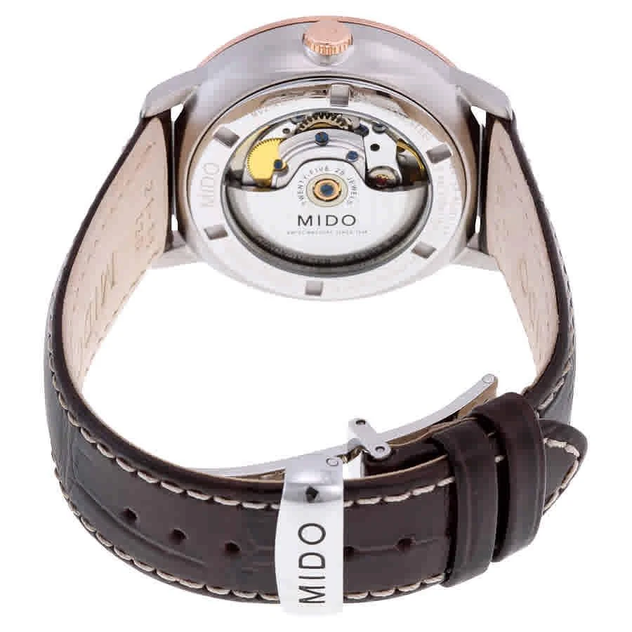 商品MIDO|Commander II Grey Dial Maroon Leather Men's Watch M0214312606100,价格¥7112,第3张图片详细描述