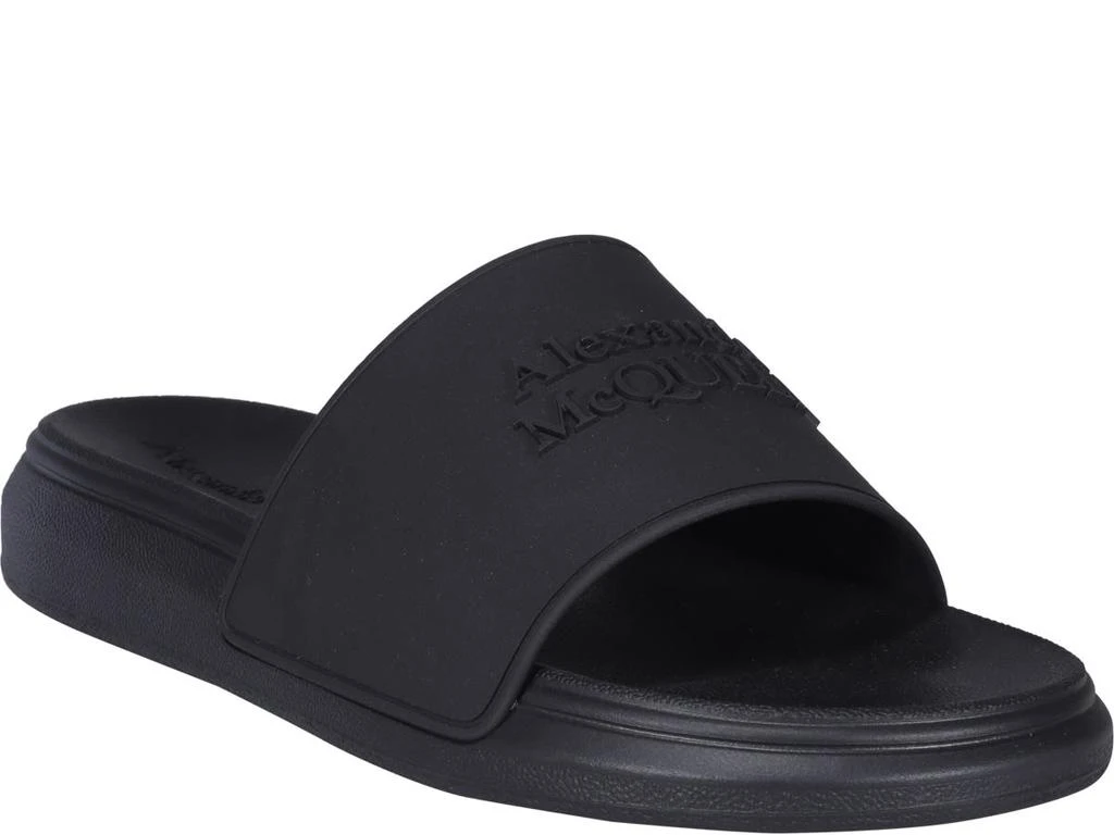 商品Alexander McQueen|Alexander McQueen Logo Slide Sandals,价格¥1700,第2张图片详细描述