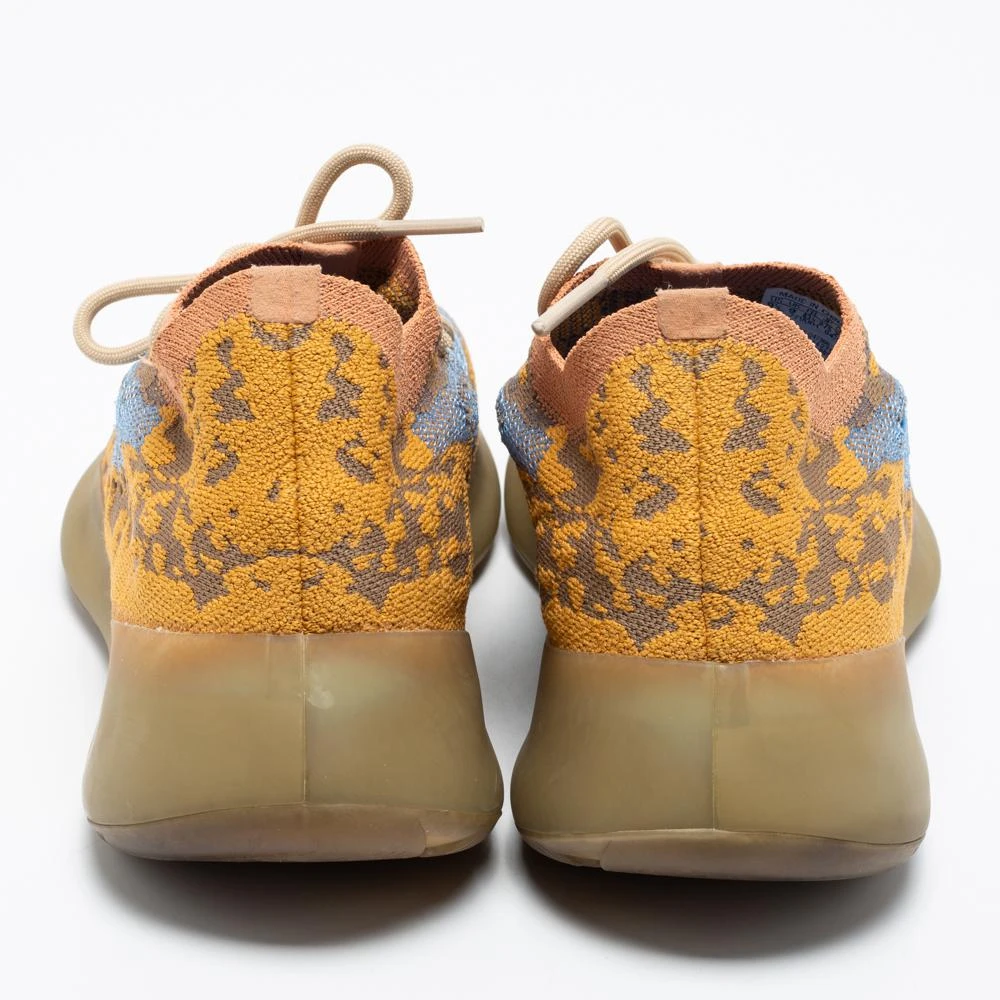 商品[二手商品] YEEZY|Yeezy x Adidas Multicolor Knit Fabric Boost 380 Blue Oat Reflective Sneakers Size 43 1/3,价格¥1129,第5张图片详细描述