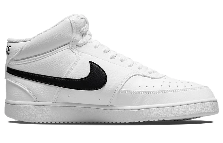 商品[国内直发] NIKE|Court Vision Mid 可回收材料 中帮 板鞋 男款 白黑,价格¥418,第3张图片详细描述