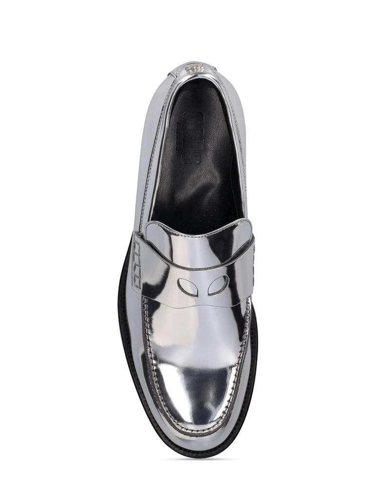 商品GCDS|Wirdo Leather Mirror Loafers,价格¥2464,第5张图片详细描述