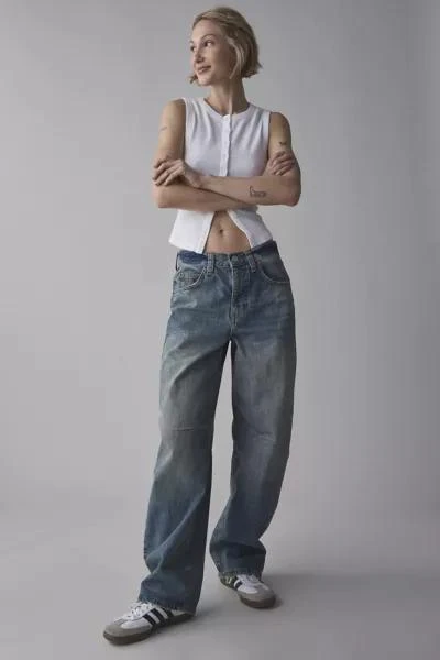 商品BDG|BDG Logan Buckle Baggy Barrel Jean,价格¥603,第1张图片