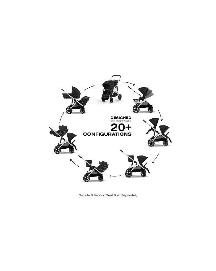 商品Cybex|Gazelle S 2 Single to Double + Cloud G Lux Travel System with Gazelle S 2 Cot,价格¥13718,第3张图片详细描述