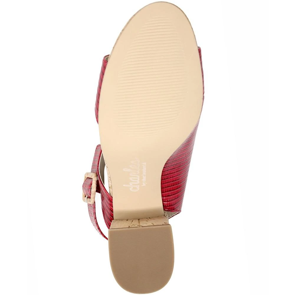 商品Charles David|Women's Cannon Block Sandals,价格¥335,第5张图片详细描述