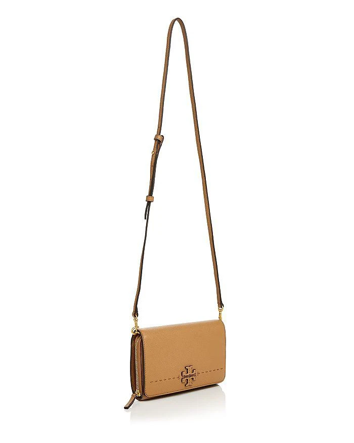 商品Tory Burch|McGraw Flat Leather Wallet Crossbody,价格¥2229,第4张图片详细描述