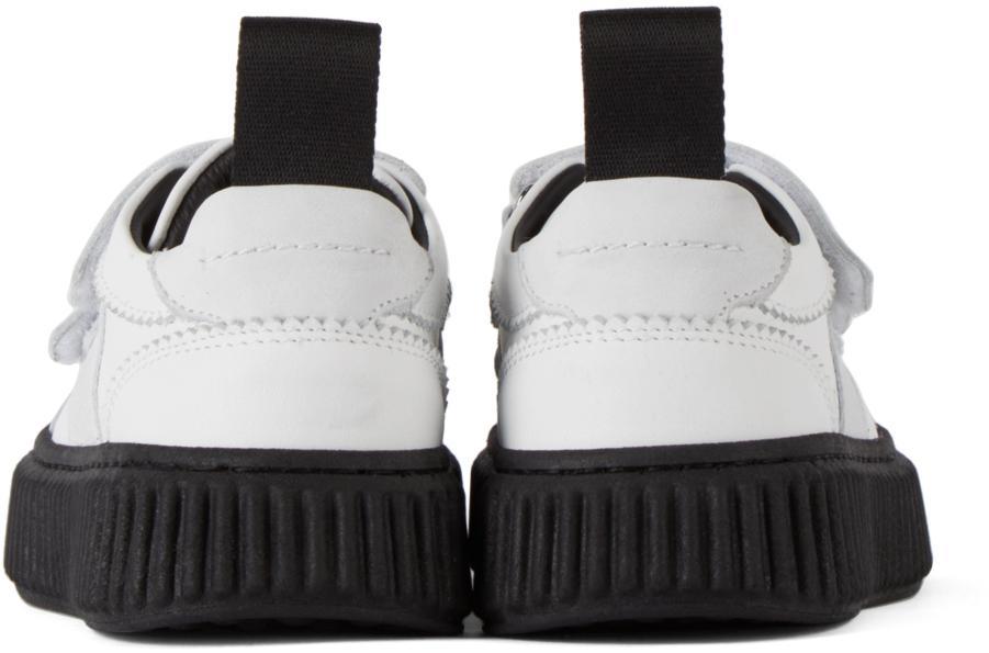 商品MAISON MARGIELA|Kids White Velcro Low Sneakers,价格¥1390,第4张图片详细描述