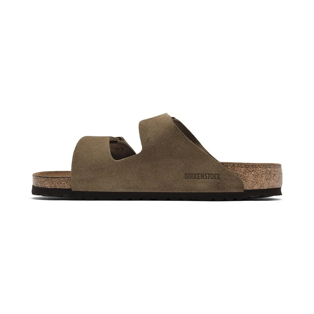 商品Birkenstock|Men's Arizona Suede Leather Soft Footbed Casual Sandals from Finish Line,价格¥487,第3张图片详细描述