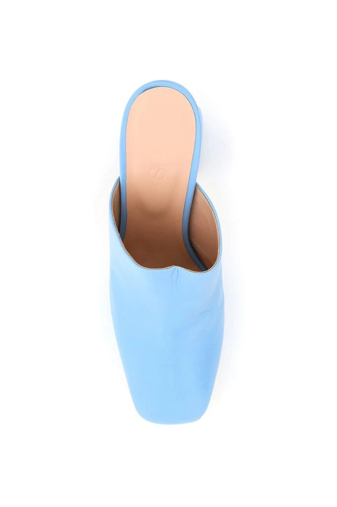 商品SI ROSSI|Si sergio rossi nappa platform mules,价格¥2662,第2张图片详细描述