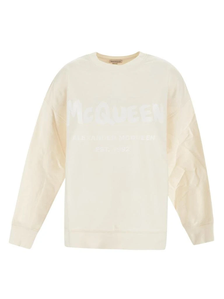 商品Alexander McQueen|Graffiti Logo Sweatshirt,价格¥2237,第1张图片