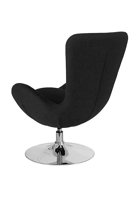 商品belk|Furniture Egg Series Black Fabric Side Reception Chair,价格¥7484,第4张图片详细描述