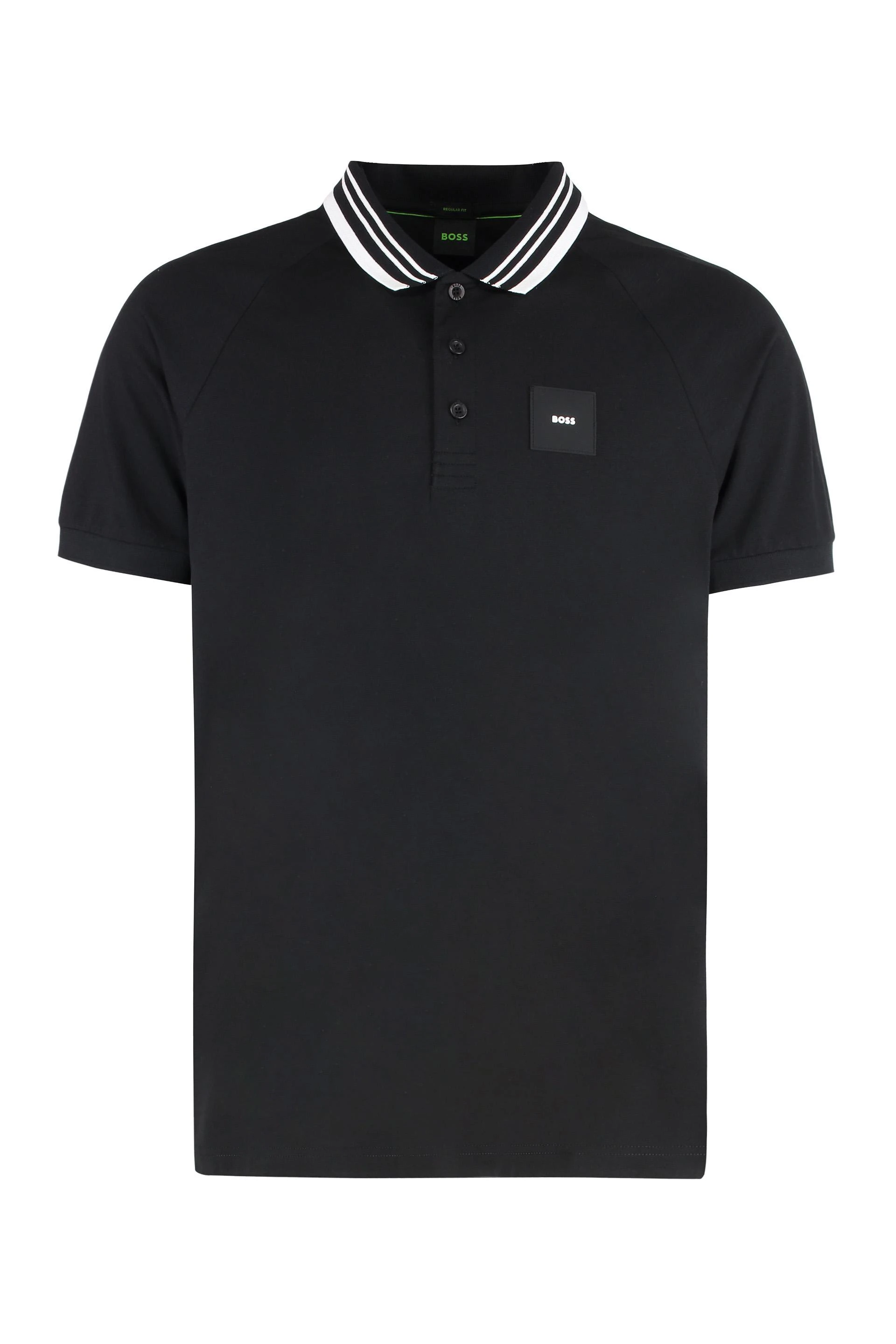 商品Hugo Boss|Hugo Boss 男士POLO衫 50538176001 黑色,价格¥878,第1张图片
