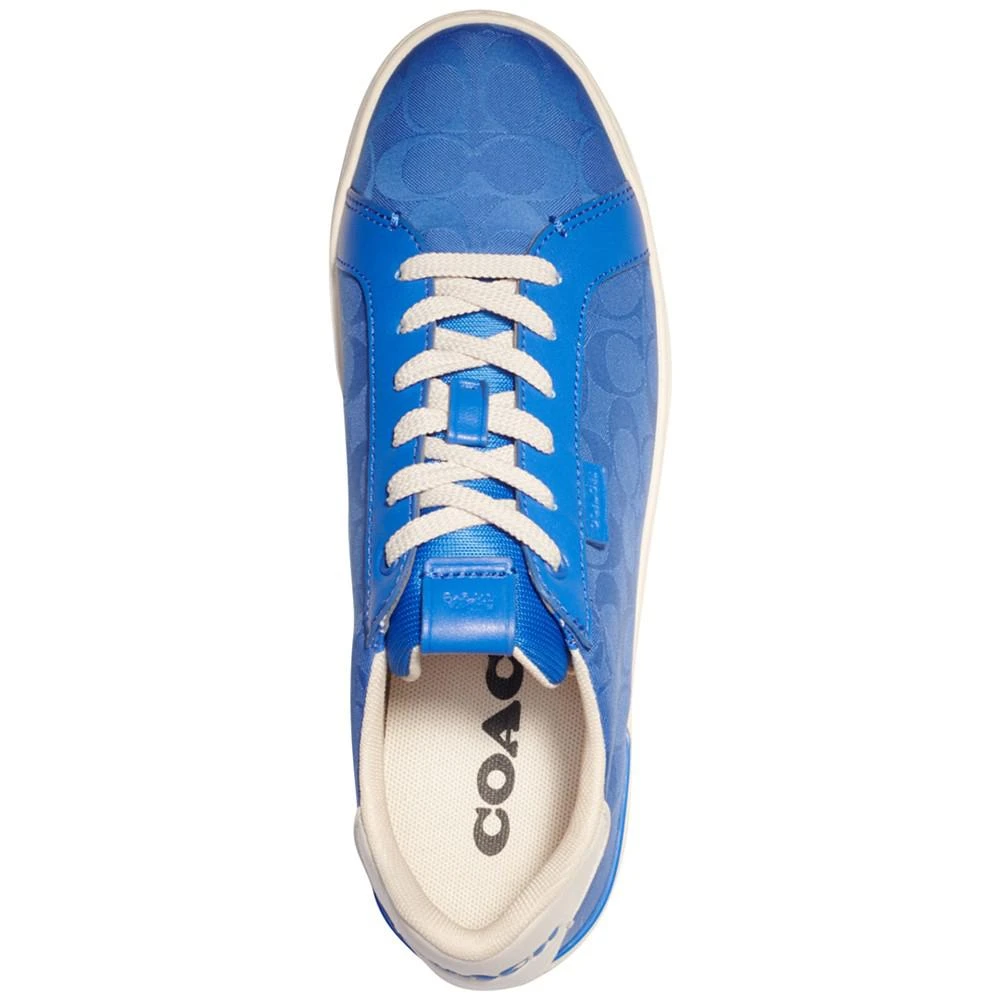 商品Coach|Men's Lowline Signature Lace-Up Low-Top Sneakers,价格¥454,第4张图片详细描述