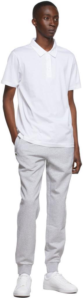 商品Lacoste|Grey Cotton Lounge Pants,价格¥374,第6张图片详细描述