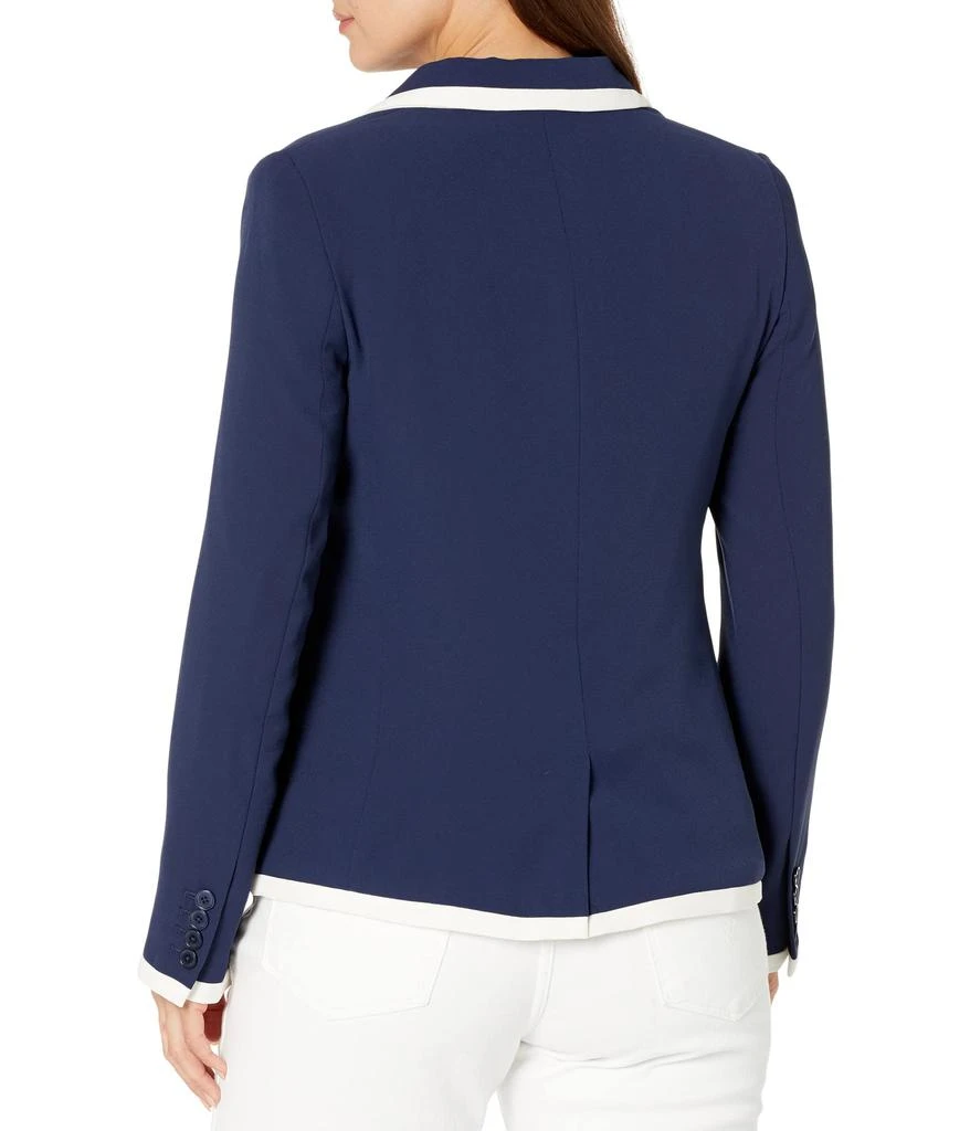 商品Ralph Lauren|Petite Two-Tone Georgette Blazer,价格¥1399,第2张图片详细描述