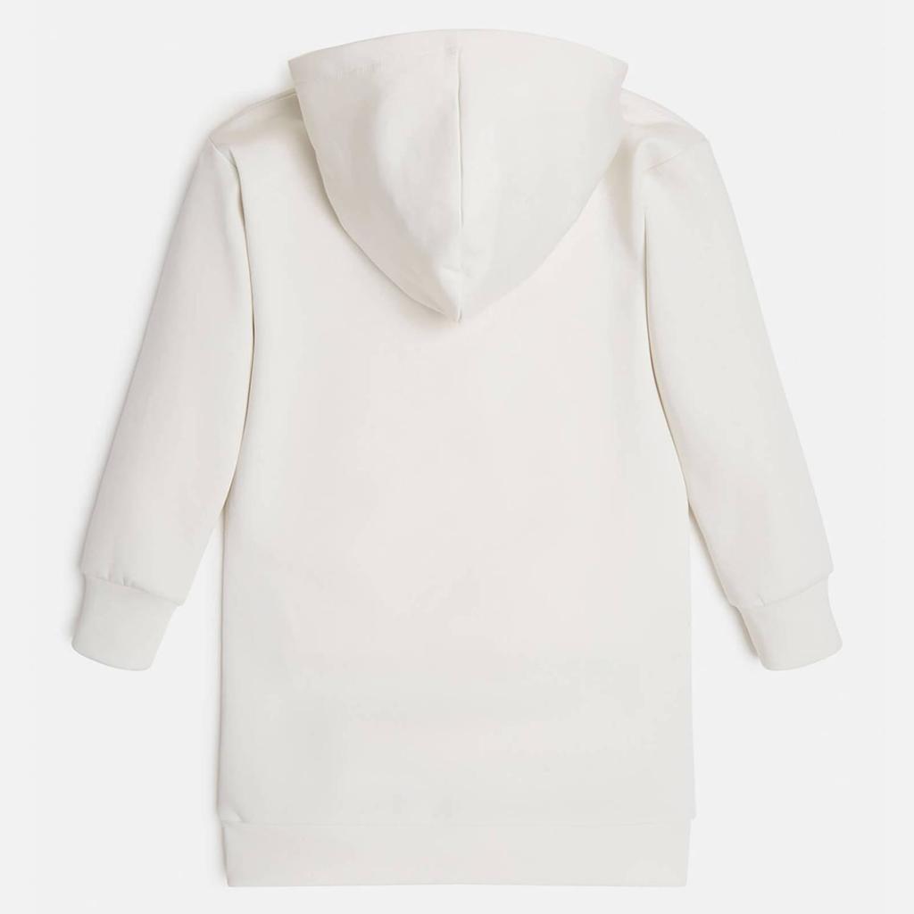 Guess Logo Long Sleeve Cotton-Blend Hoodie Dress商品第2张图片规格展示