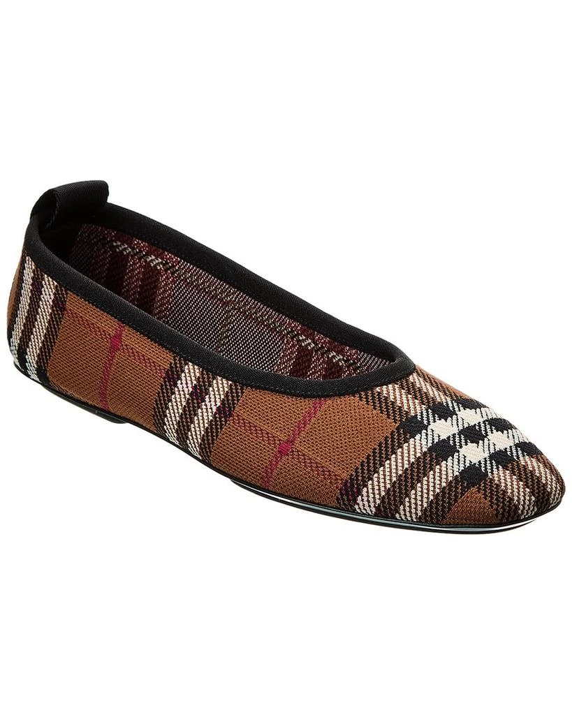 商品Burberry|Burberry Check Ballerina Flat,价格¥3678,第1张图片