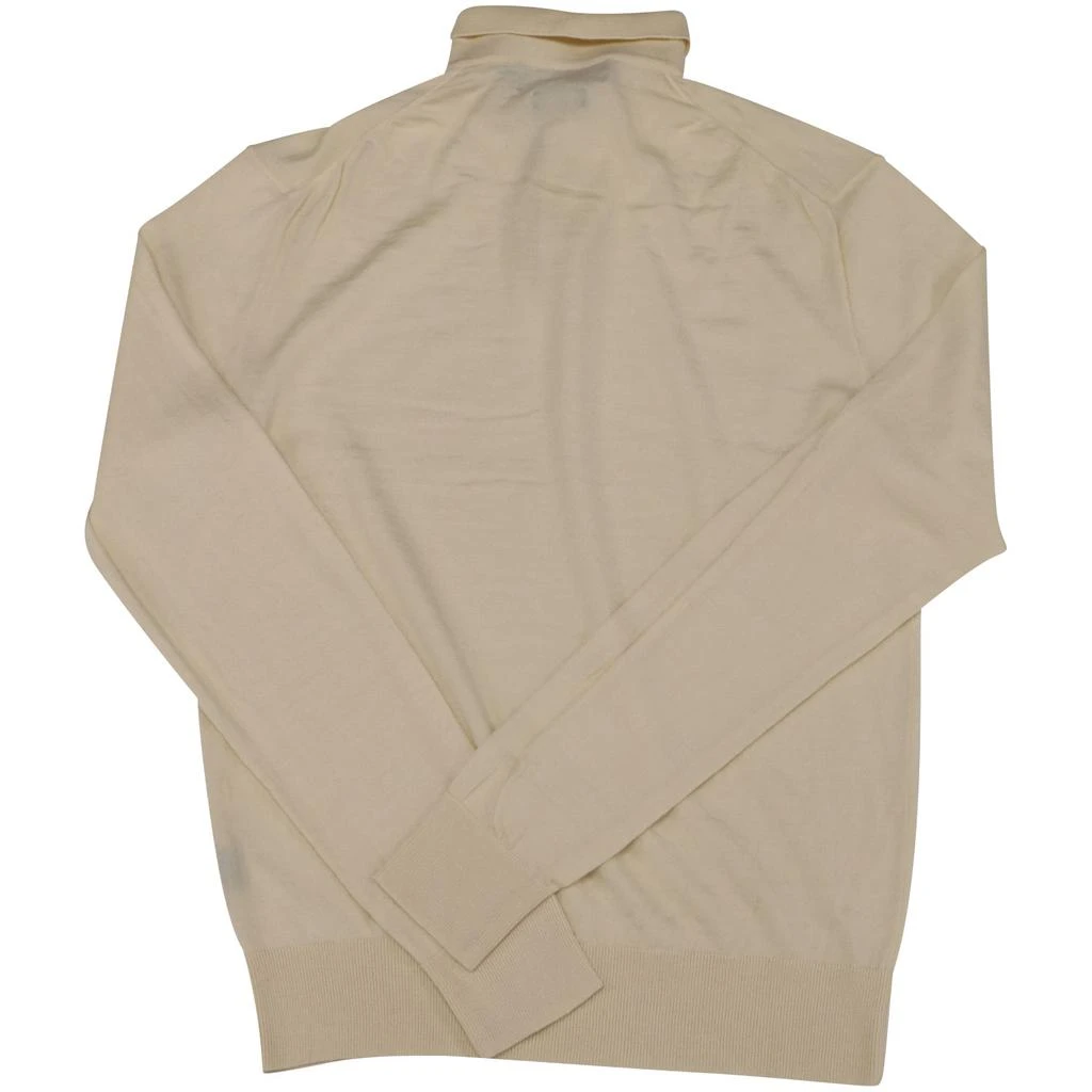 商品[二手商品] Ralph Lauren|Polo by  Long Sleeve Polo Shirt in Cream Merino Wool,价格¥1330,第2张图片详细描述