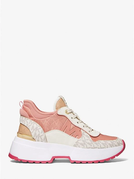 商品Michael Kors|Muse Mixed-Media Trainer,价格¥595,第2张图片详细描述