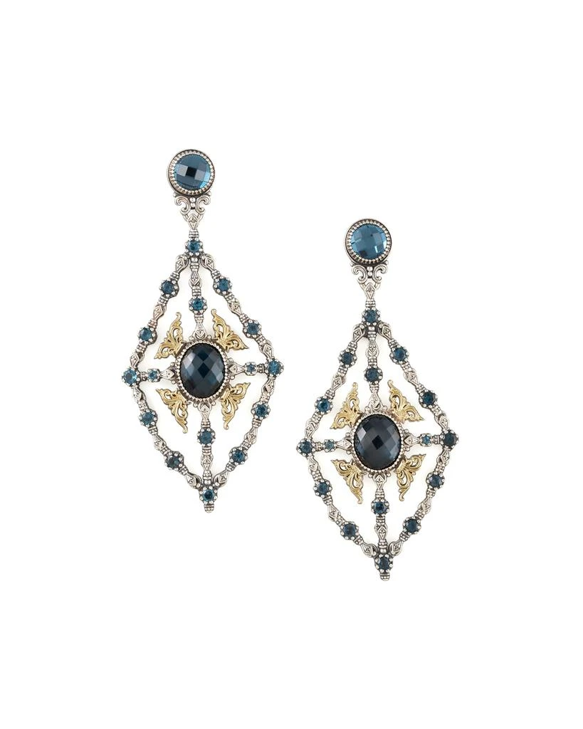 商品Konstantino|London Blue Topaz Chandelier Earrings,价格¥13507,第1张图片