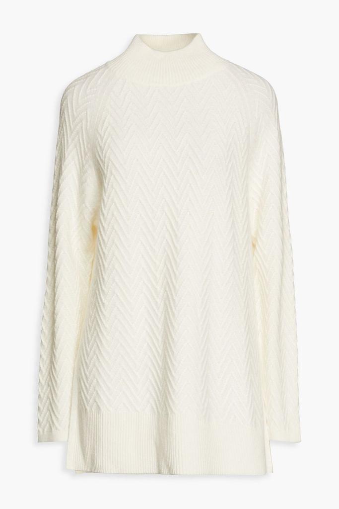 Embroidered cashmere turtleneck sweater商品第1张图片规格展示