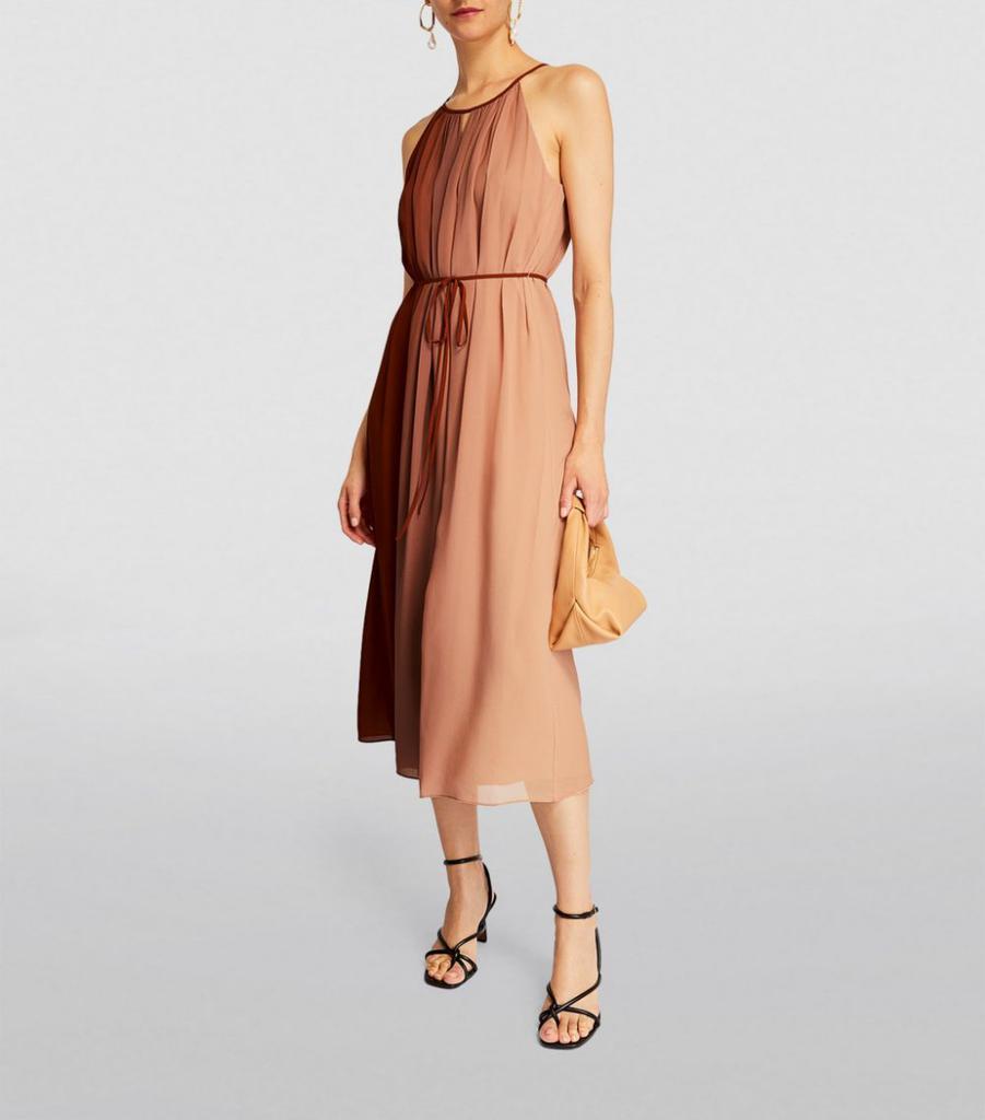 商品Theory|Silk Sleeveless Midi Dress,价格¥3981,第4张图片详细描述