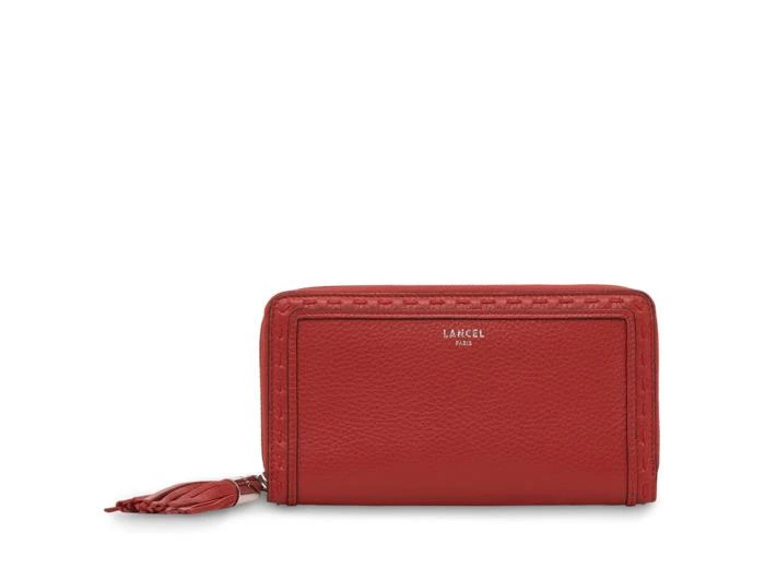 商品LANCEL|Premier Flirt de Lancel - Portefeuille continental zippé - Grand modèle - Rouge Lancel,价格¥1622,第1张图片