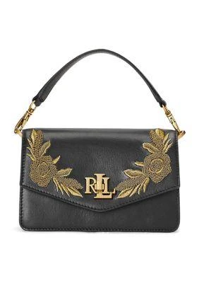 商品Ralph Lauren|Ralph Lauren Bullion Leather Small Tayler Crossbody Bag,价格¥1839,第1张图片