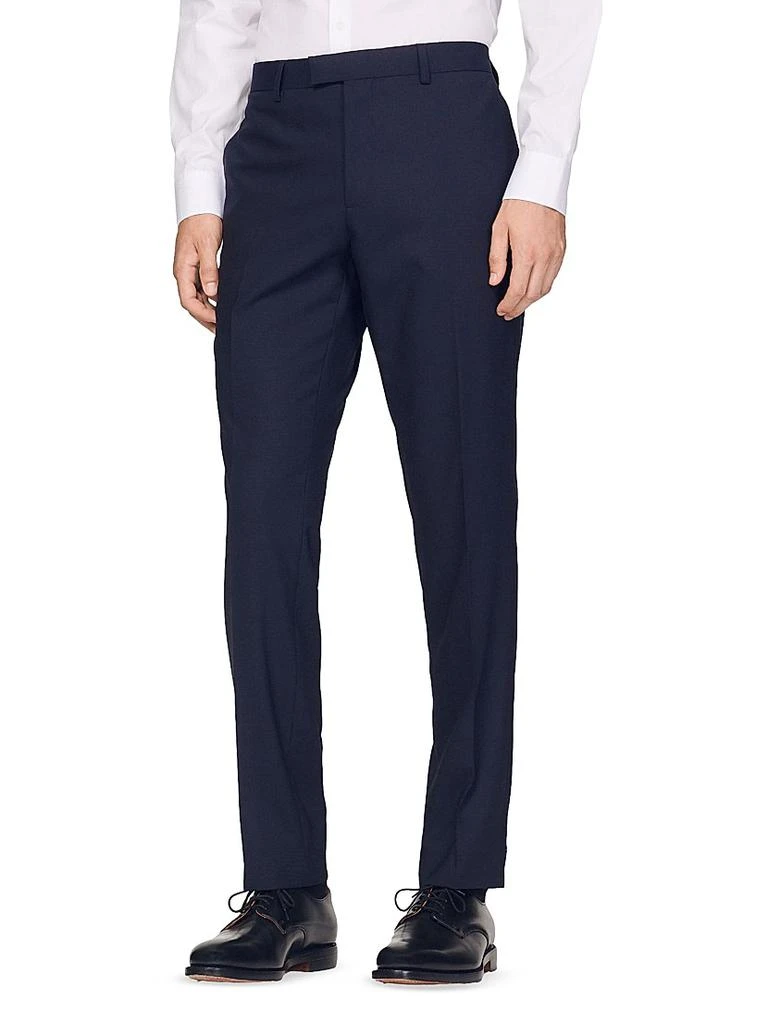 商品Sandro|Classic Wool Suit Pants,价格¥3107,第5张图片详细描述