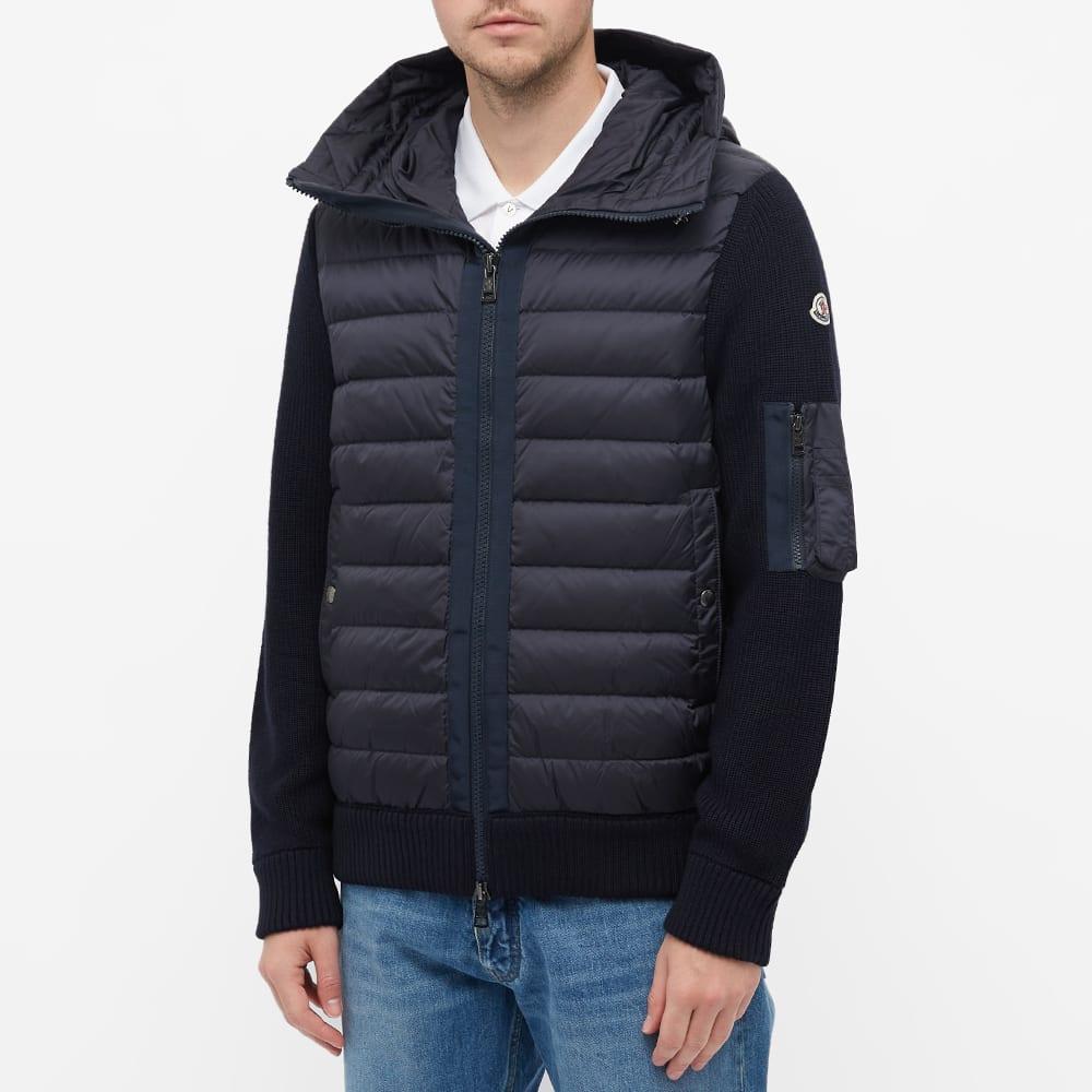 Moncler Hooded Down Knit Jacket商品第5张图片规格展示