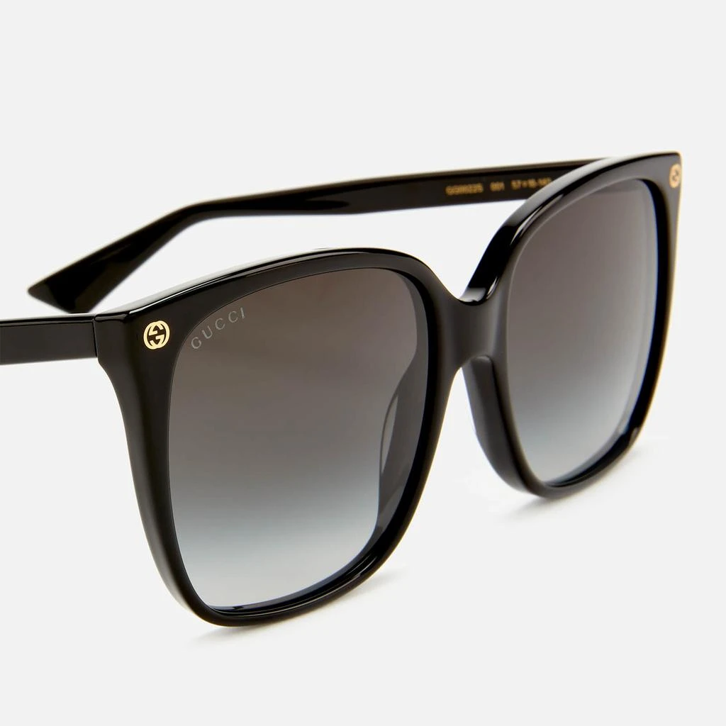 商品Gucci|Gucci Women's Oversized Acetate Sunglasses - Black/Grey,价格¥953,第4张图片详细描述