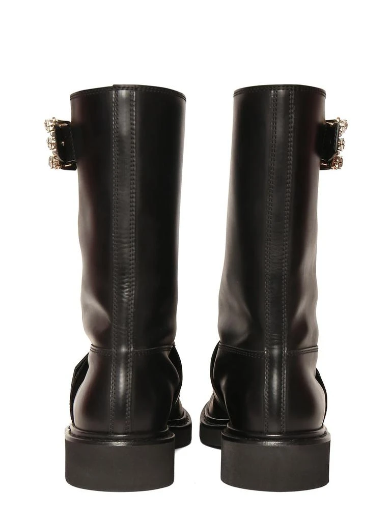 商品Roger Vivier|20mm Viv Rangers Leather Ankle Boots,价格¥19540,第4张图片详细描述
