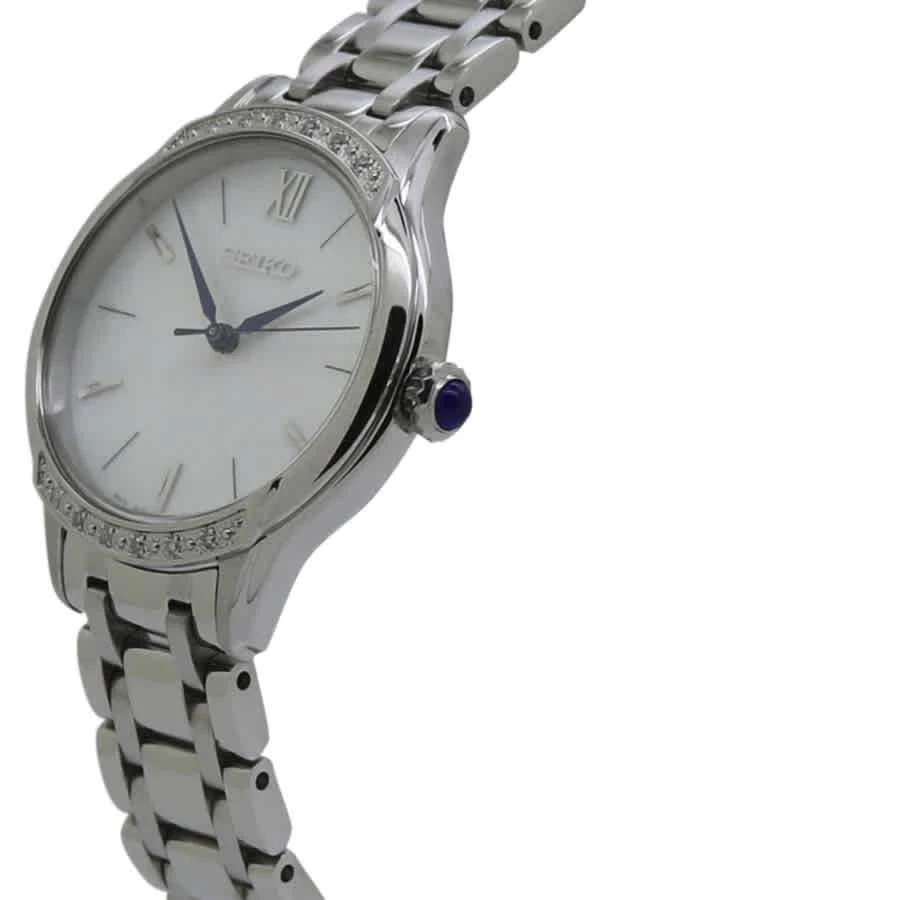 商品Seiko|Quartz White Dial Stainless Steel Ladies Watch SRZ543P1,价格¥1791,第2张图片详细描述