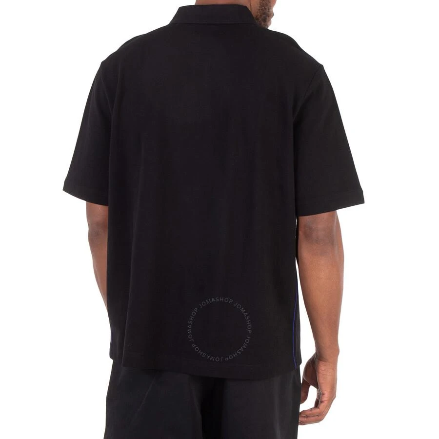 商品Burberry|Striped-Cuffs Short Sleeved Cotton Polo Shirt,价格¥1690,第3张图片详细描述