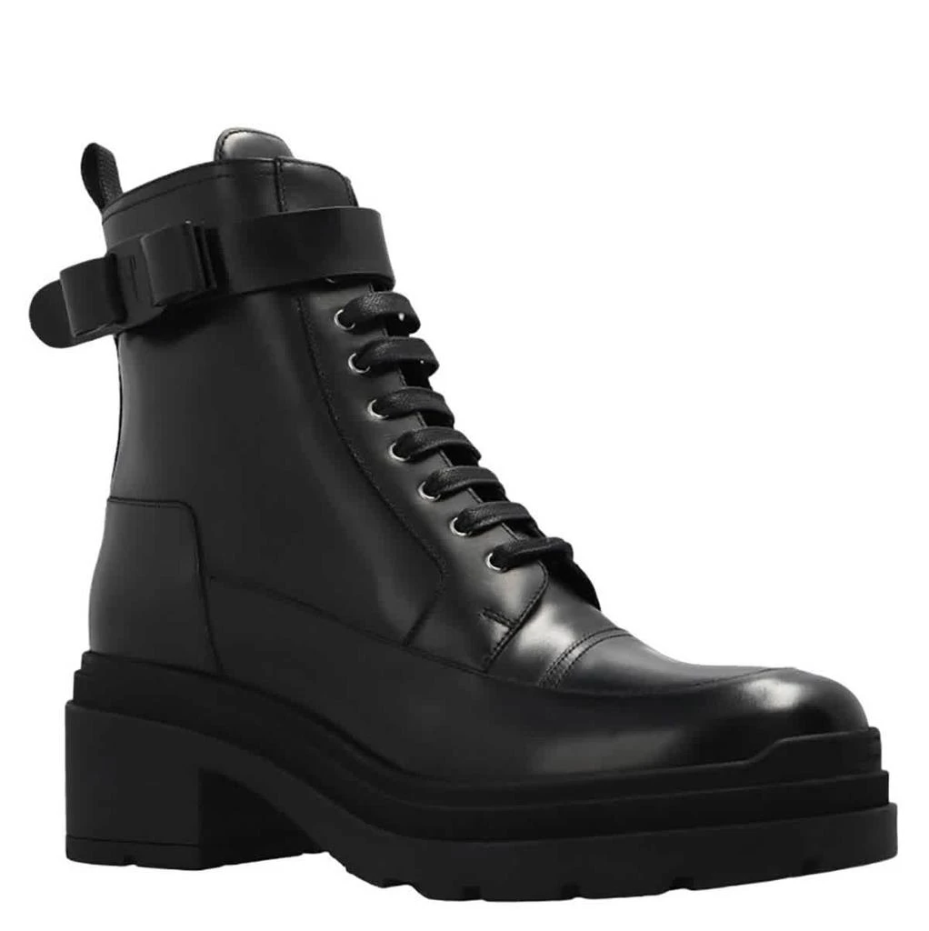 商品Salvatore Ferragamo|Salvatore Ferragamo Ladies Black Lober Ankle Boots,价格¥3125,第1张图片