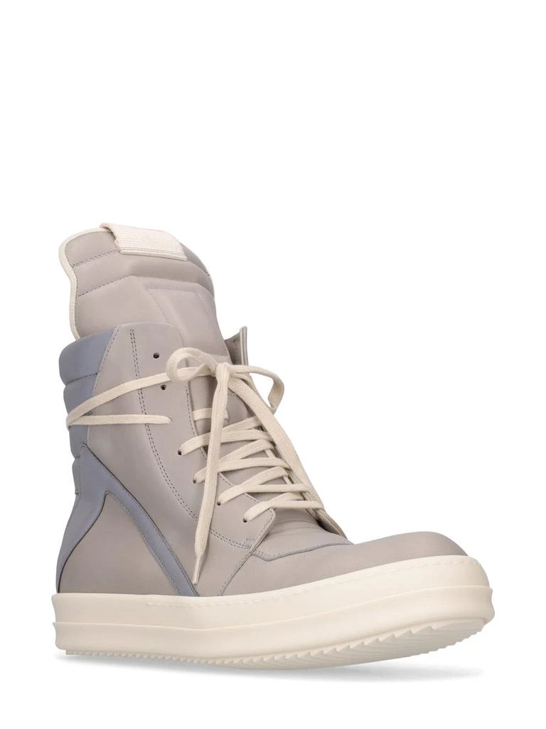 商品Rick Owens|Geobasket Leather High Top Sneakers,价格¥6424,第2张图片详细描述