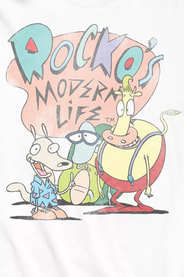 商品Urban Outfitters|Rocko's Modern Life Long Sleeve Tee,价格¥303,第2张图片详细描述