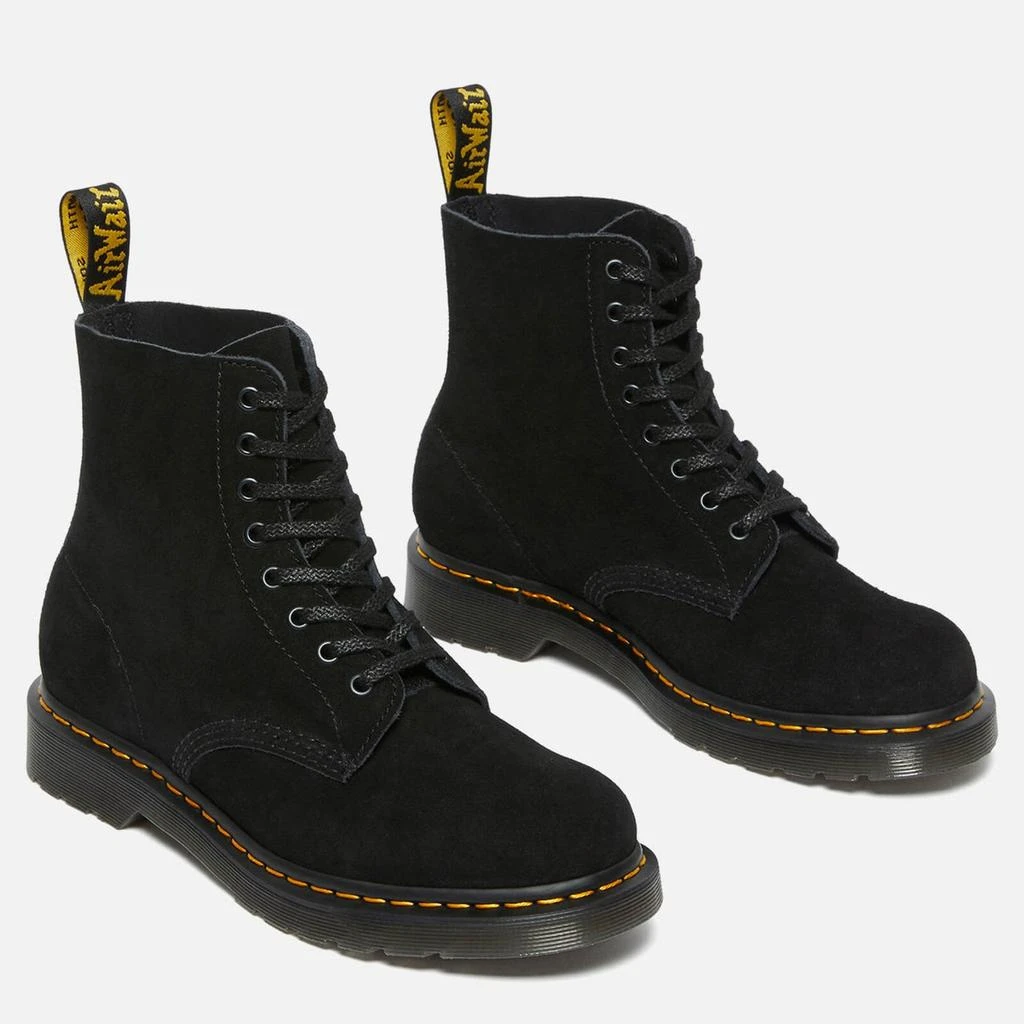 商品Dr. Martens|Dr. Martens Men's 1460 Suede Pascal 8-Eye Boots - Black,价格¥856,第3张图片详细描述