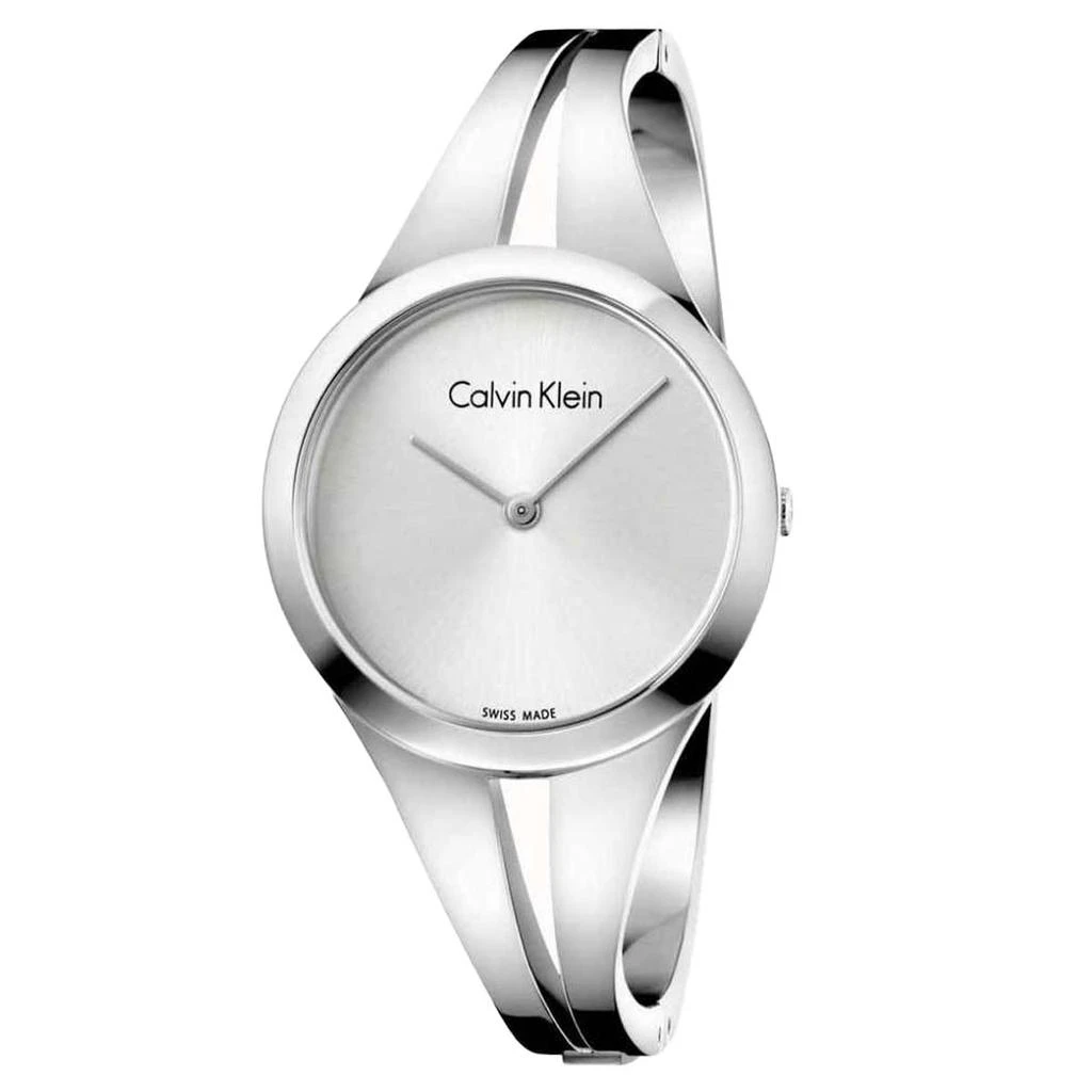 商品Calvin Klein|Calvin Klein Women's Addict K7W2S116 28mm Silver Dial Stainless Steel Watch,价格¥454,第1张图片