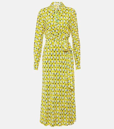 商品Diane von Furstenberg|Tori印花针织中长连衣裙,价格¥2782,第1张图片