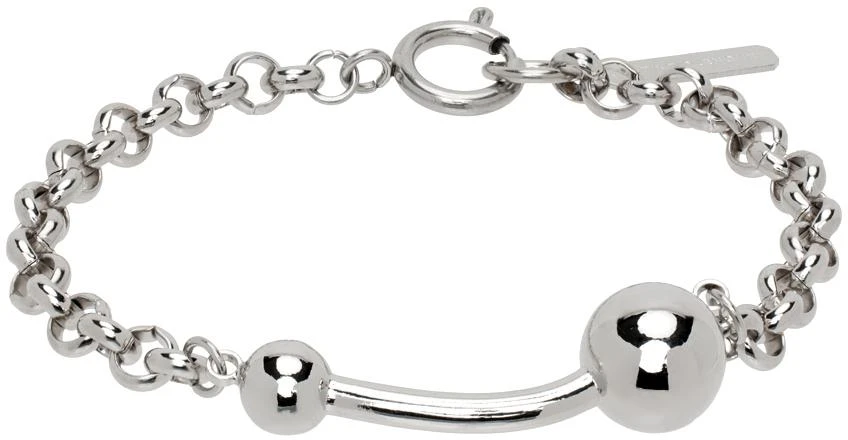 商品Justine Clenquet|Silver Connie Bracelet,价格¥450,第1张图片