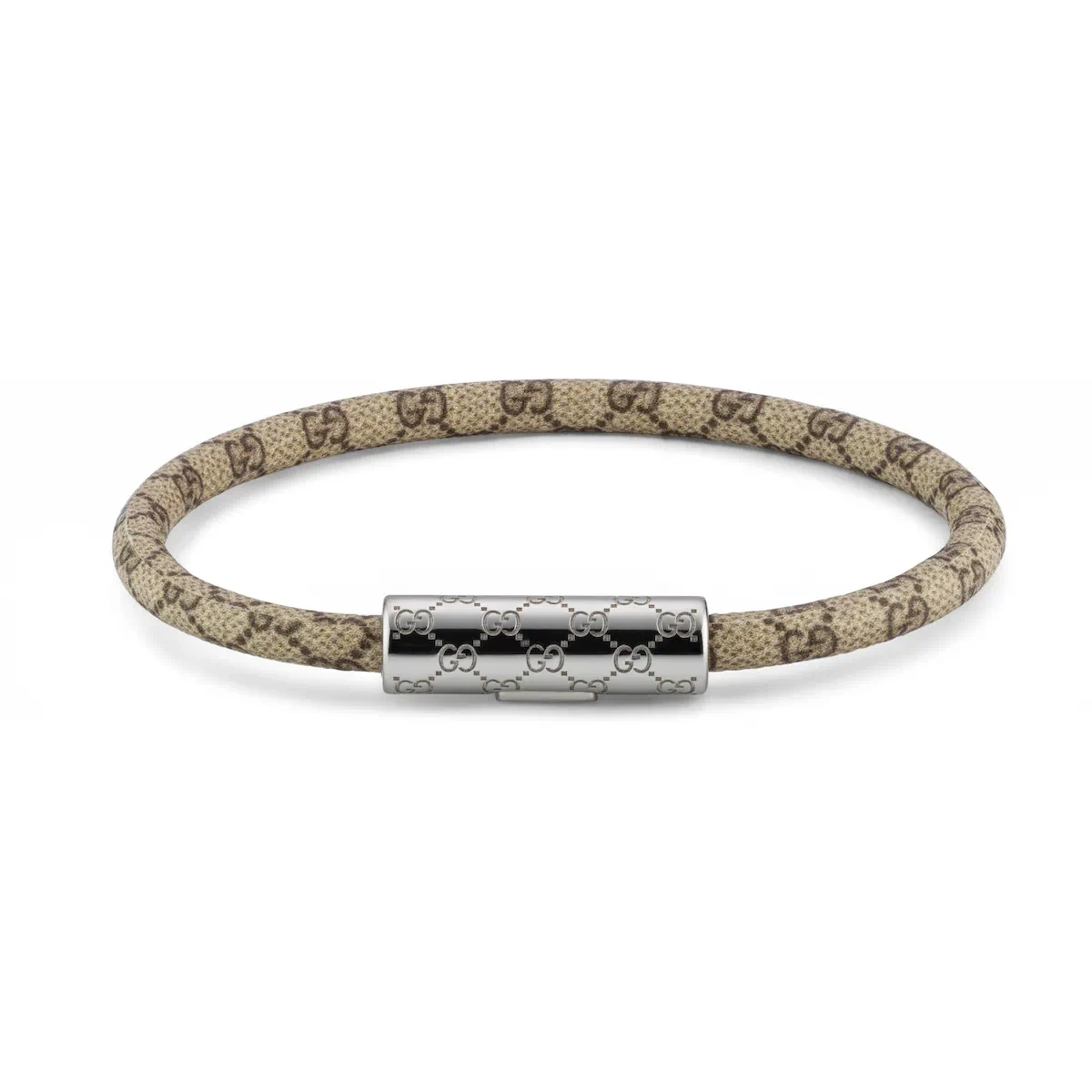 商品Gucci|【预售】 古驰 25春夏 男士 手链 饰GG细节手链 836293 IAADZ 8199 ,价格¥2530,第1张图片