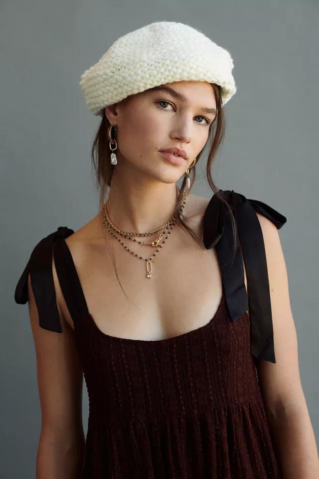 商品Urban Outfitters|Alexi Chunky Knit Beret,价格¥35,第1张图片