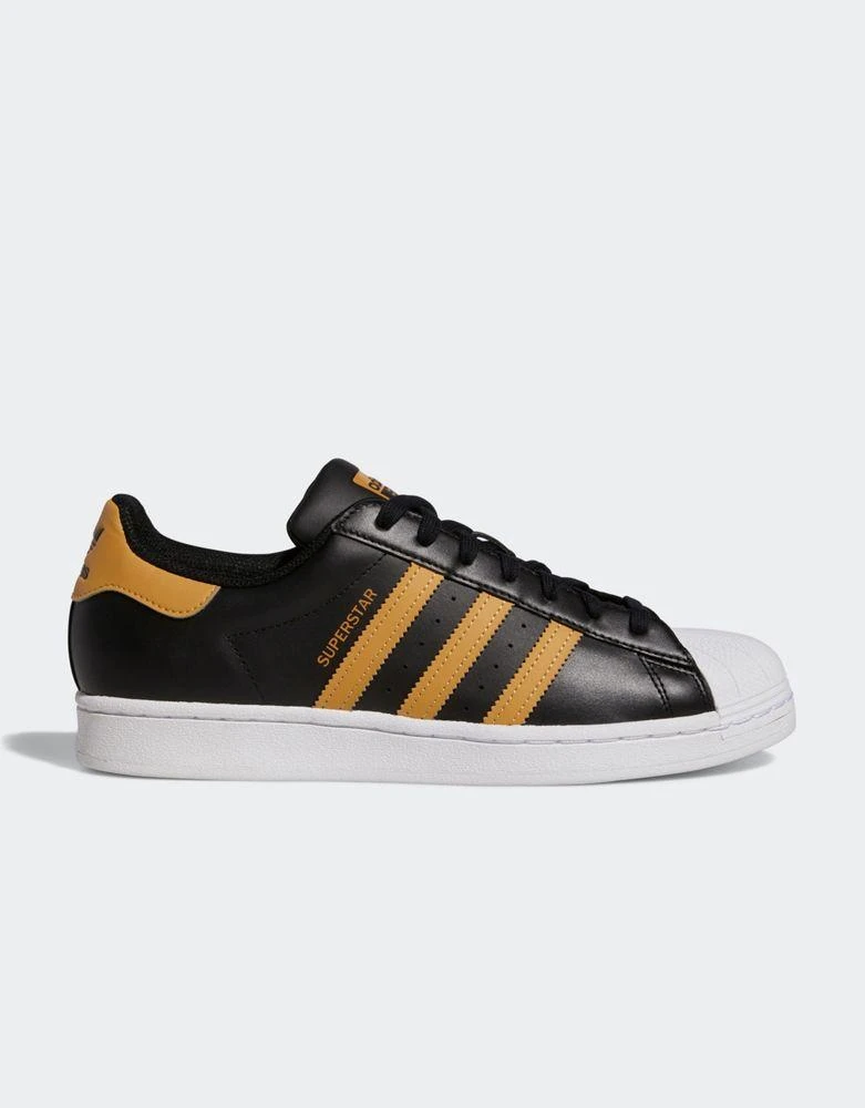 商品Adidas|adidas Originals Superstar trainers in black and beige,价格¥792,第4张图片详细描述