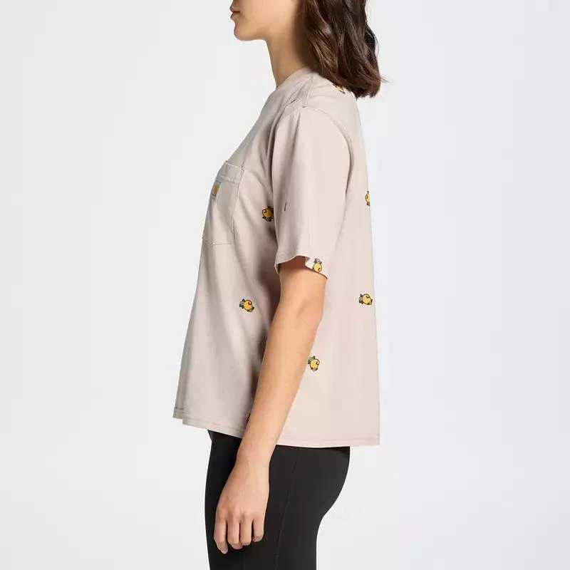 商品Carhartt|Carhartt Women's Boxy Fit Allover Print Short Sleeve T-Shirt,价格¥190,第4张图片详细描述